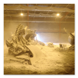 Ground Paper Snow - Airplane Crash 13